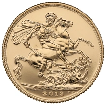 2013 The Queen's Coronation 60th Anniversary Gold Sovereign Boxed