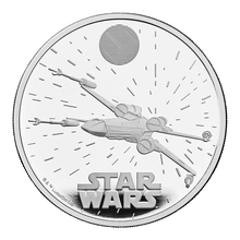 2024 Proof 1oz Star Wars Silver Coin X-Wing Boxed