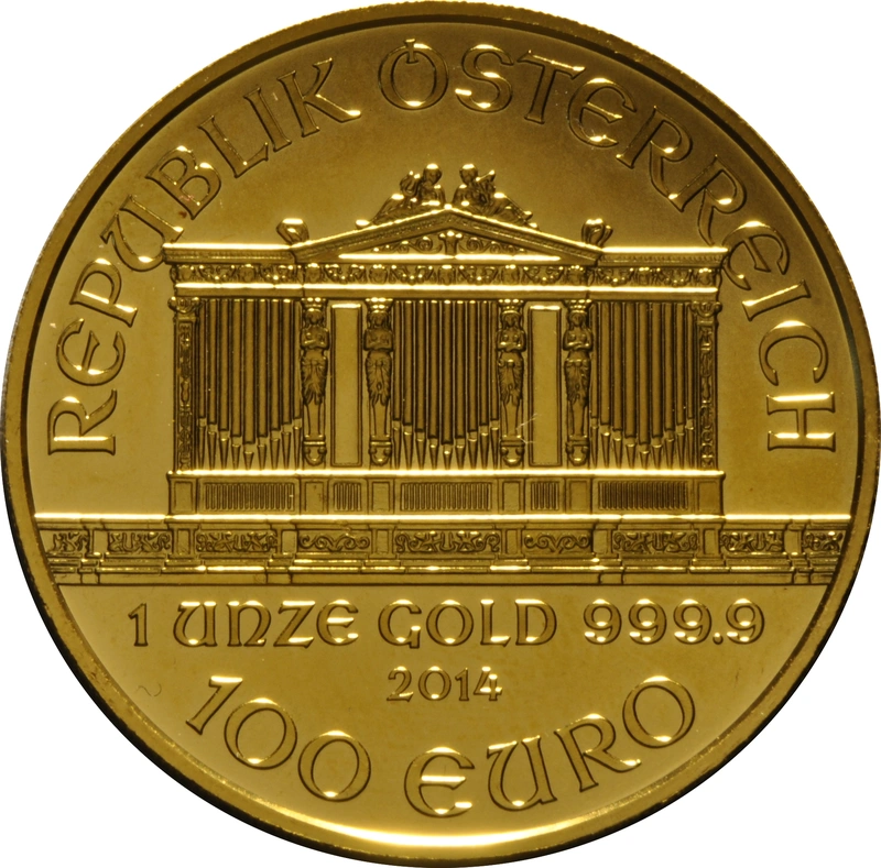 2014 Austrian Gold Philharmonic Coin 1oz