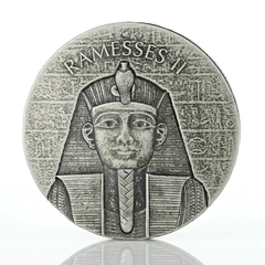 Egyptian Relics Pharaoh Ramesses II Silver Coin 2oz