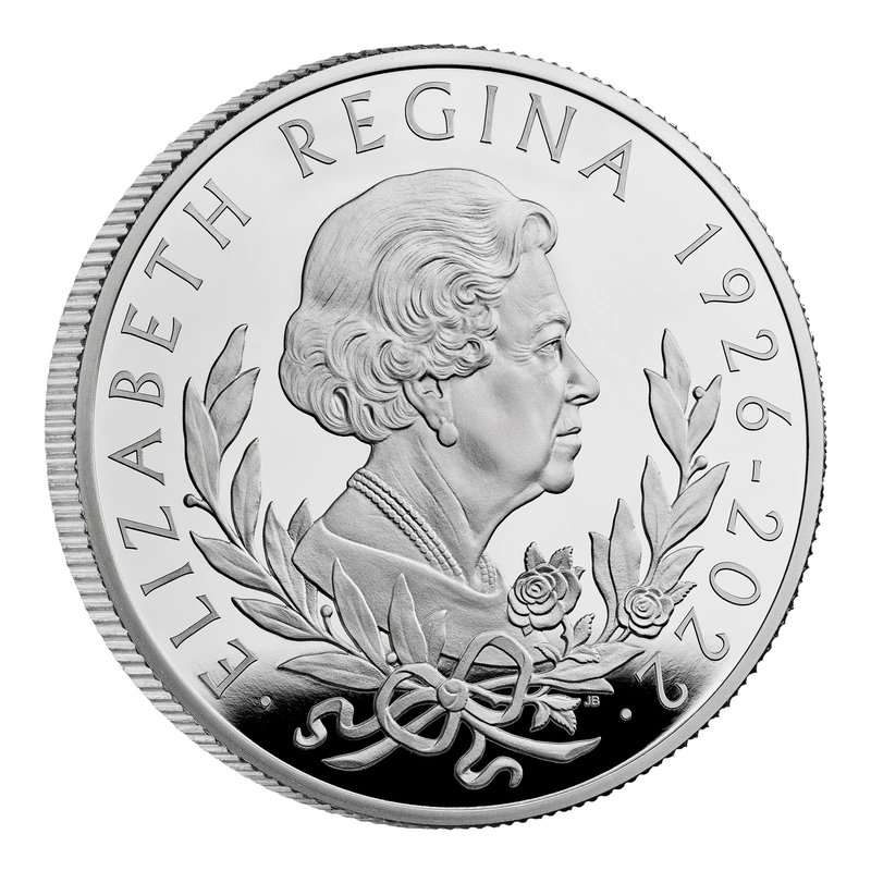 2022 Her Majesty Queen Elizabeth II 1oz Proof Silver Coin Boxed