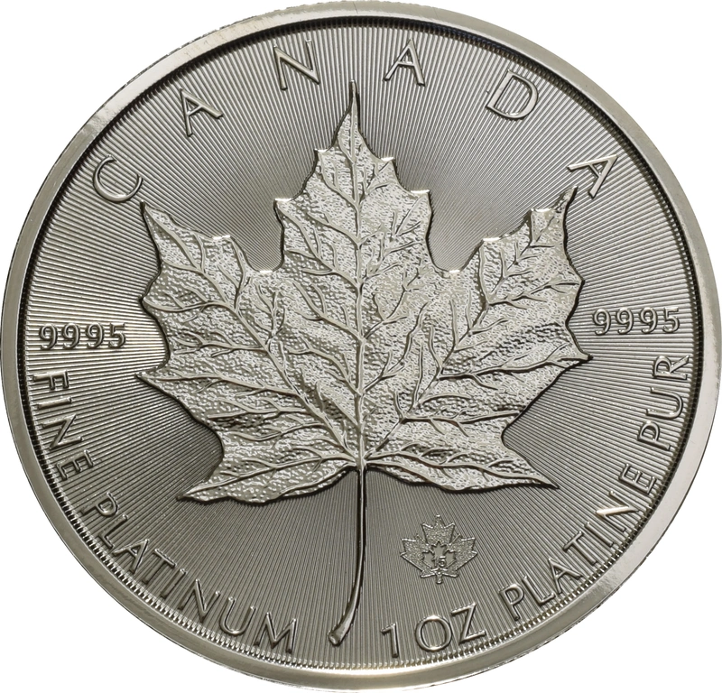 2015 1oz Canadian Maple Leaf Platinum Coin
