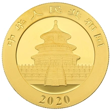 2020 30g Chinese Panda Gold Coin