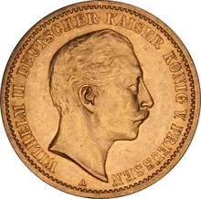 10 Mark German Willem II 1890-1912