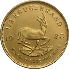 1980 1/2oz Krugerrand Gold Coin