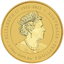 2024 1/20oz Perth Mint Year of the Dragon Coloured Gold Coin