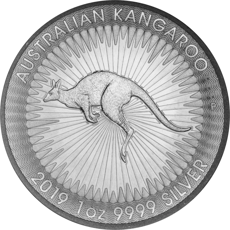 2019 Australian Kangaroo Silver Coin 1oz