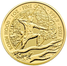 2021 Robin Hood Gold Coin Myths & Legends 1oz PCGS MS69