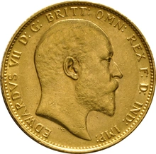 1910 Gold Sovereign - King Edward VII - M