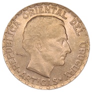 Uruguay 5 Pesos Gold Coin 1930