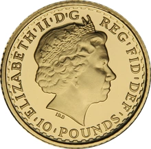 2010 Tenth Ounce Proof Britannia Gold Coin