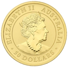 2020 1/2oz Australian Kangaroo Gold Nugget Coin