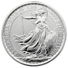 2018 1oz Silver Britannia Coin Dog Privy Edge