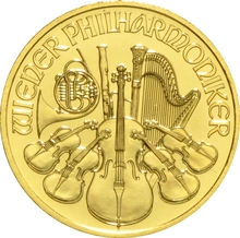 2017 1/4oz Austrian Gold Philharmonic Coin