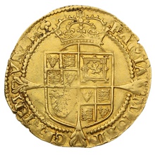 1613 James I Gold Laurel mm "Trefoil"
