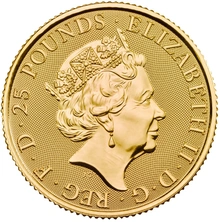 2018 Royal Mint 1/4 Oz Year of the Dog Gold Coin