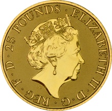 2019 1/4oz Falcon of the Plantagenets Gold Coin