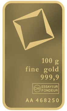 100g Gold Bar Valcambi