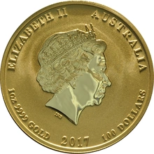 2017 Year of the Rooster Gold Coin 1oz Perth Mint Australian Lunar Series
