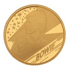 2020 1/4oz Music Legends - David Bowie Proof Gold Coin Boxed