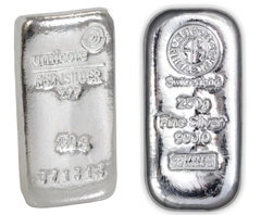 250g Silver Bars