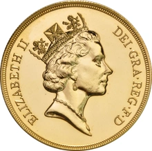 1991 Gold £5 Coin Brilliant Uncirculated Boxed