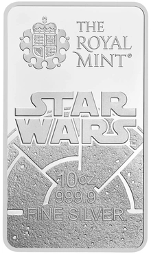 10oz Silver Bar Star Wars Dark Side