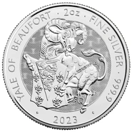 2023 Yale of Beaufort Silver Coin Tudor Beasts 2oz