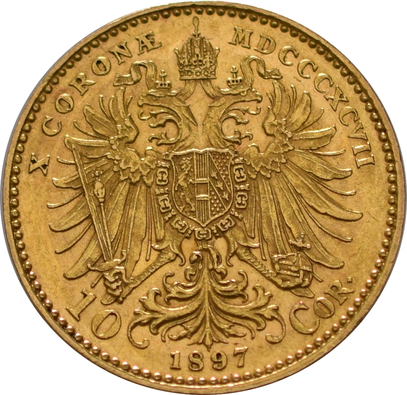 Austrian 10 Coronas Gold Coin Franz Joseph I