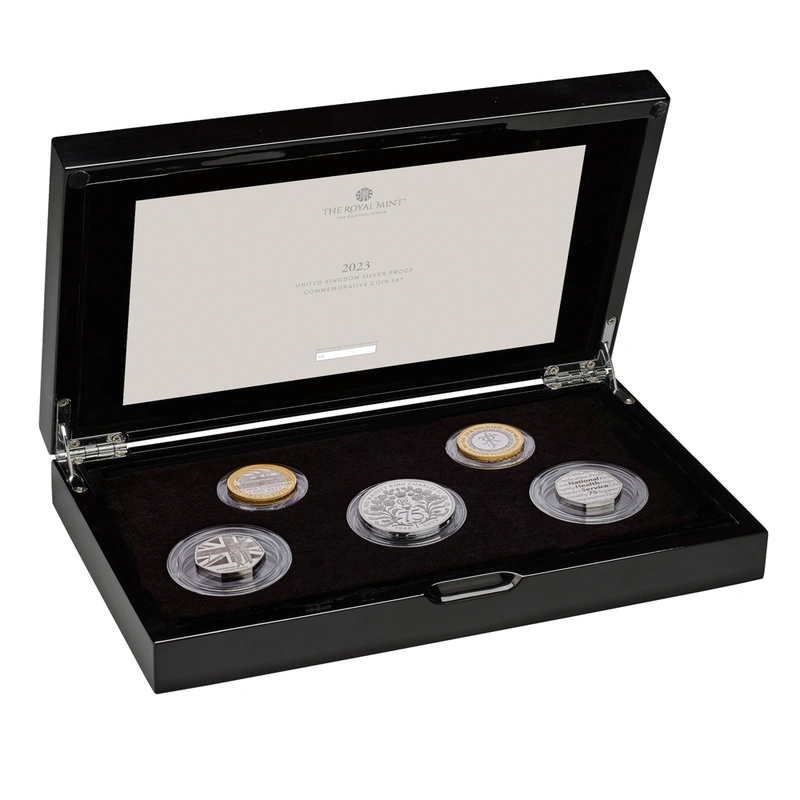 The 2023 United Kingdom Silver Proof Commemorative Coin Set