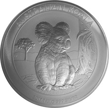 2017 1kg Silver Australian Koala