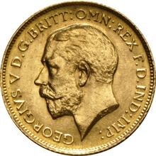 1912 Gold Half Sovereign - King George V - S