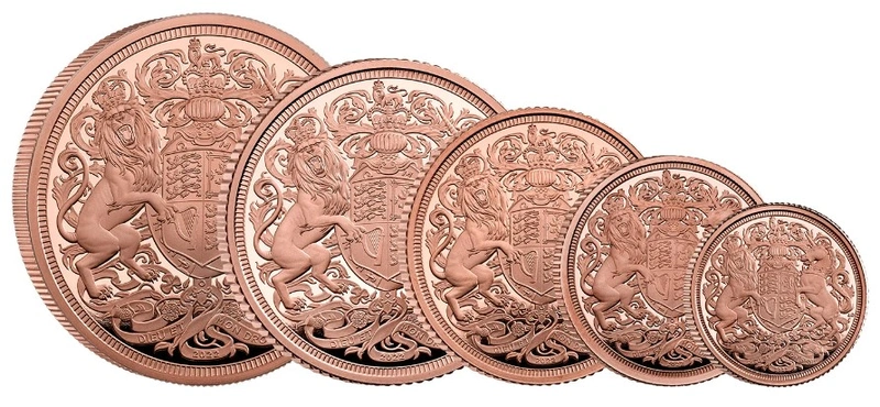 Queen Elizabeth II Memorial Sovereign 2022 Five-Coin Gold Proof Set