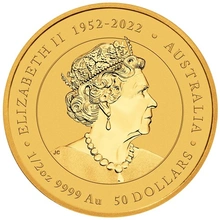 2024 Perth Mint Half Ounce Year of the Dragon Gold Coin