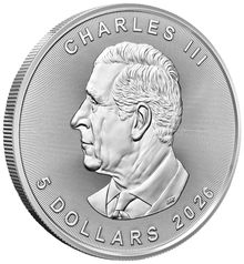 2026 Canadian Silver Maple Leaf Coin 1oz