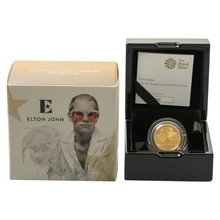 2020 1/4oz Music Legends - Elton John Proof Gold Coin Boxed