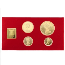 1979 Isle of Man Gold Proof Sovereign Four Coin Set Boxed
