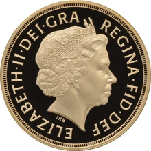 2010 Proof Gold £5 Coin Quintuple Sovereign