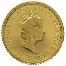 1996 Tenth Ounce Proof Britannia Gold Coin