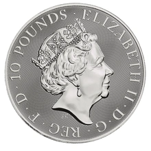 2020 Royal Mint Valiant 10oz Silver Coin