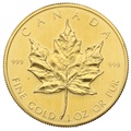 1981 1oz Canadian Maple Gold Coin