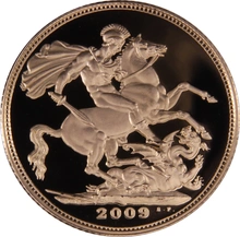 2009 Gold Proof Sovereign Five Coin Set
