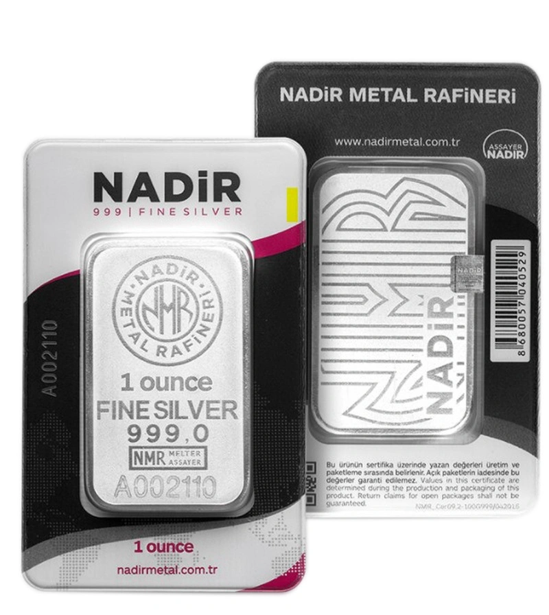 Nadir 1oz Silver Minted Silver Bar