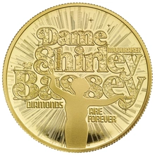 2023 1oz Music Legends - Shirley Bassey Proof Gold Coin Boxed