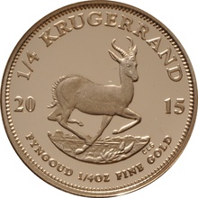 2015 1/4oz Gold Proof Krugerrand - Boxed with COA