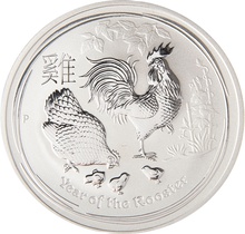1 Kilo Australian Lunar Year of the Rooster Silver Coin