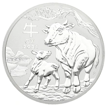 2021 2oz Australian Lunar Year of the Ox Silver Coin