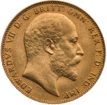 King Edward VII Gold Sovereign Gift Boxed