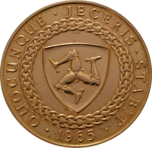 22ct 1965 £5 Isle of Man Gold Coin Bicentenary of the Revestment Act