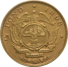 1896 1/2 Pond South Africa